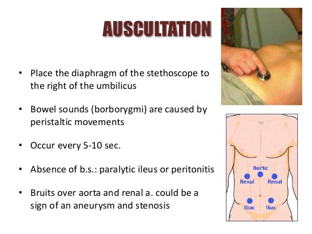Abdominal examination