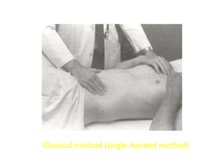 Classical method (single-handed method)
 