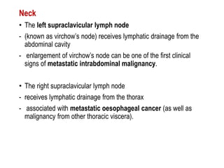 Vishochov Node Abdominal examination | PPTX