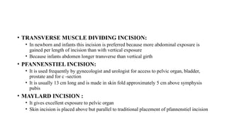 GENERAL ABDOMINAL INCISION FOR PHYSIOTHERAPY | PPTX
