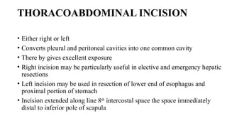 GENERAL ABDOMINAL INCISION FOR PHYSIOTHERAPY | PPTX