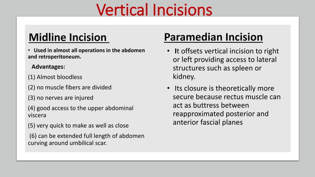 SURGICAL INCISIONS ON ABDOMINAL WALL | PDF