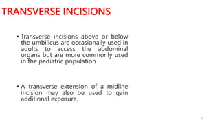 Transverse Axillary Incision Abdominal Incision Barasima G_121502.pptx