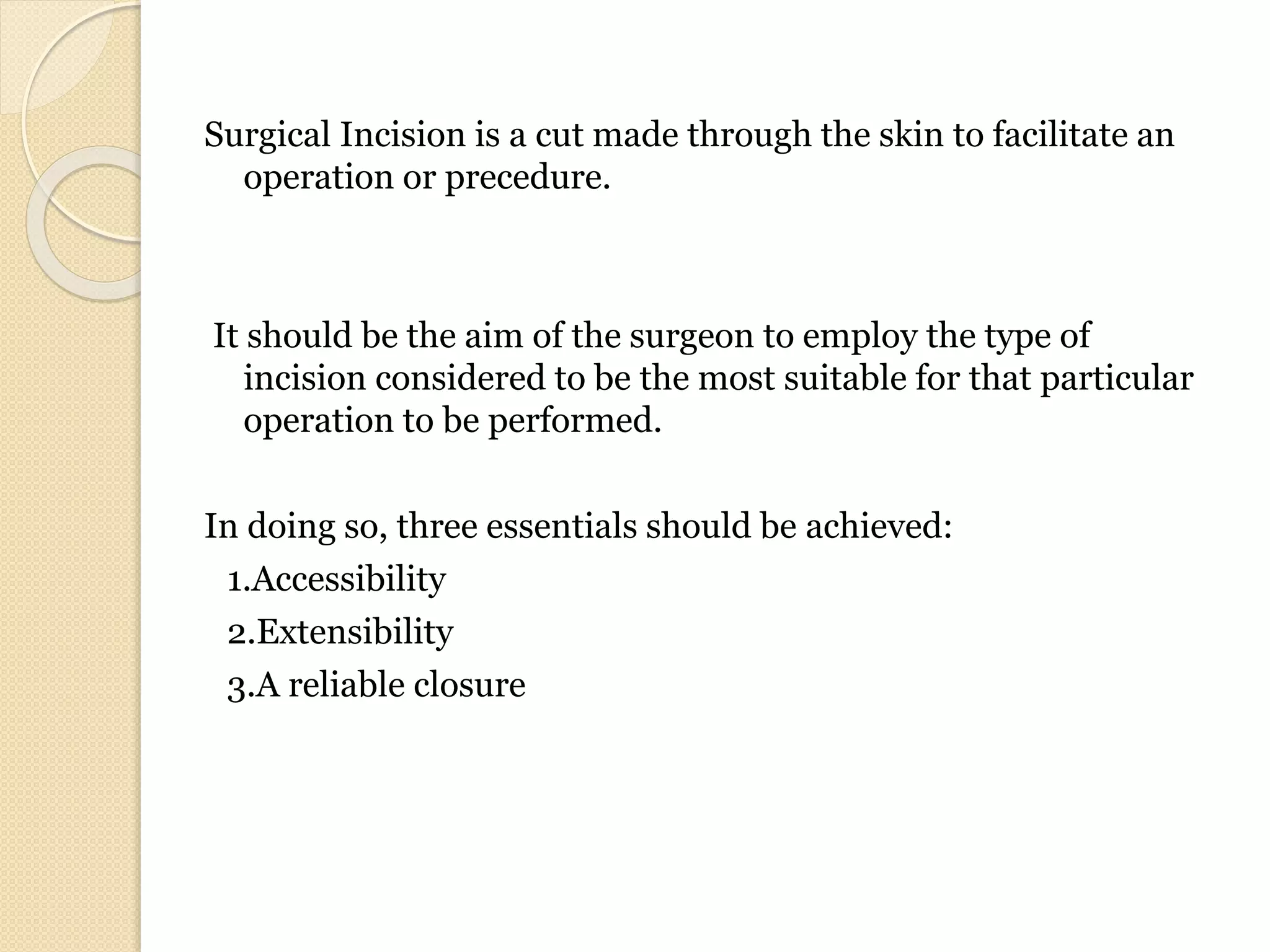 Abdominal incisions | PPTX