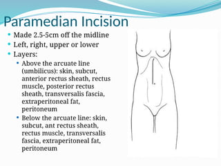 ABDOMINAL INCISIONS- DAVID surgical tutorial and lecture.pptx