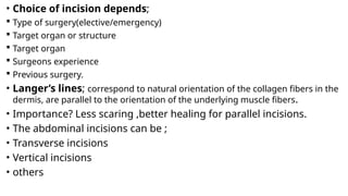 abdominal incisions and wound healing.pptx