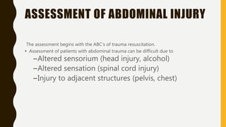 Abdominal injuries lit review .pptx