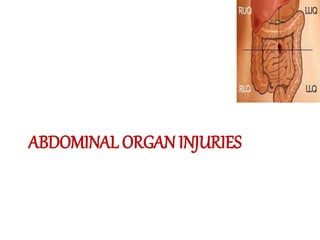 ABDOMINAL ORGAN INJURIES
 