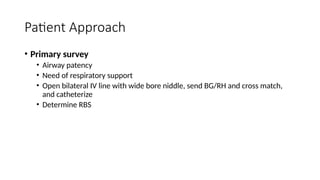 Patient Rbs abdominal injury for c1...............pptx