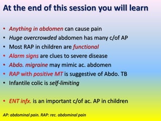 hyperactive bowel sounds and abdominal pain