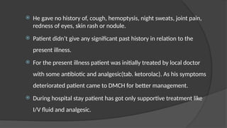 Toradol Rash Abdominal Pain.pptx A patient with ab pain and altered bowel habit | PPTX