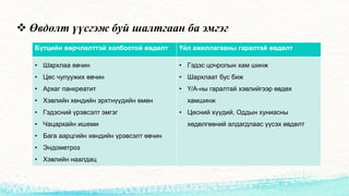 Хэвлийн өвдөлт | PPT