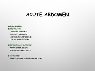 Abdominal pain - Dr Ramachandra - May 2024.pptx