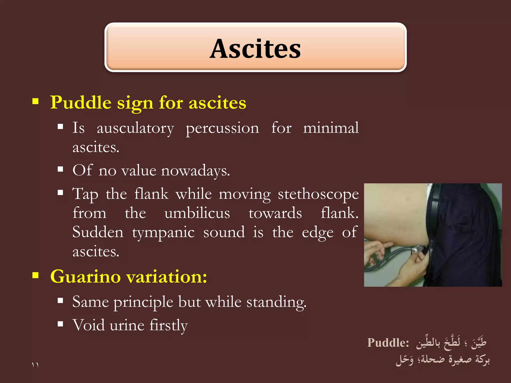 Abdominal percussion [2015] | PDF
