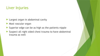 Abdominal trauma Powerpoint in paramedics | PPTX