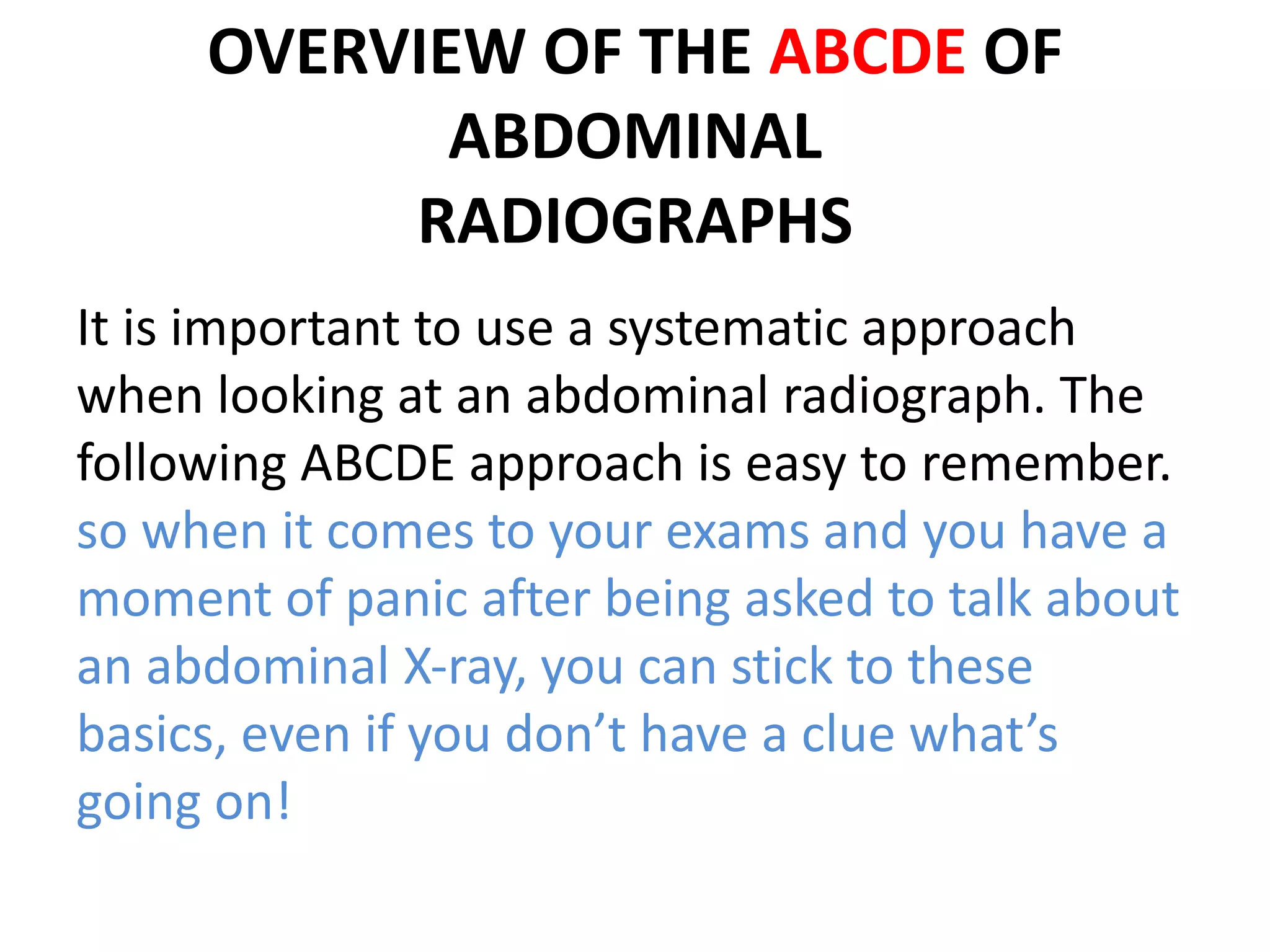 Abc Radiografhy ABDOMINAL REPORT.pptx