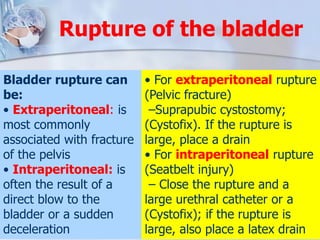 Abdominal trauma | PPTX