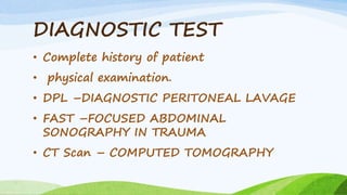 Abdominal trauma | PPTX