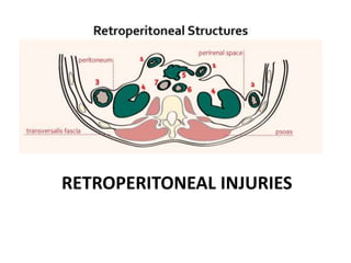 RETROPERITONEAL INJURIES
 