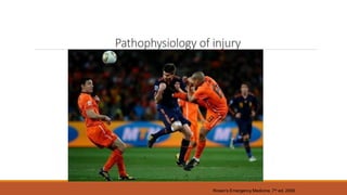 Pathophysiology of injury
Rosen’s Emergency Medicine, 7th ed. 2009
 