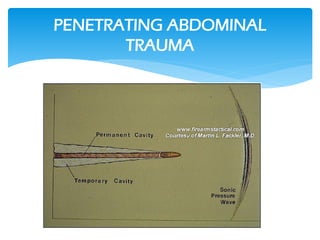 ABDOMINAL TRAUMA PRESENTATION, diagnosis | PPTX