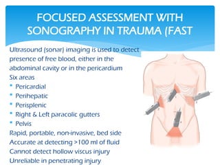 ABDOMINAL TRAUMA PRESENTATION, diagnosis | PPTX