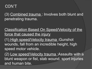 Traumatized Speed Abdominal Trauma presentation for med students.pptx