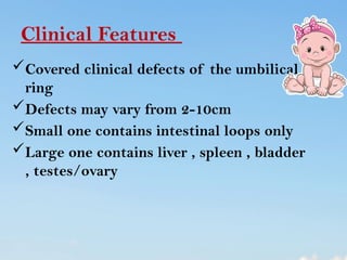 abdominal wall defect in child health nursing | PPTX