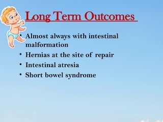 abdominal wall defect in child health nursing | PPTX