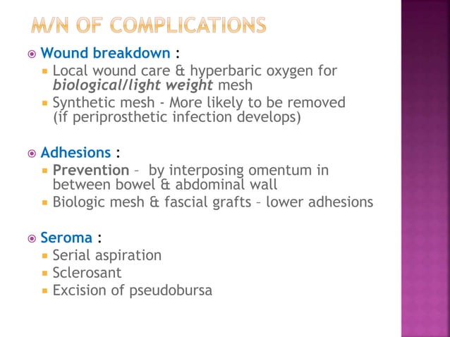 Abdominal wall defect reconstruction | PPTX