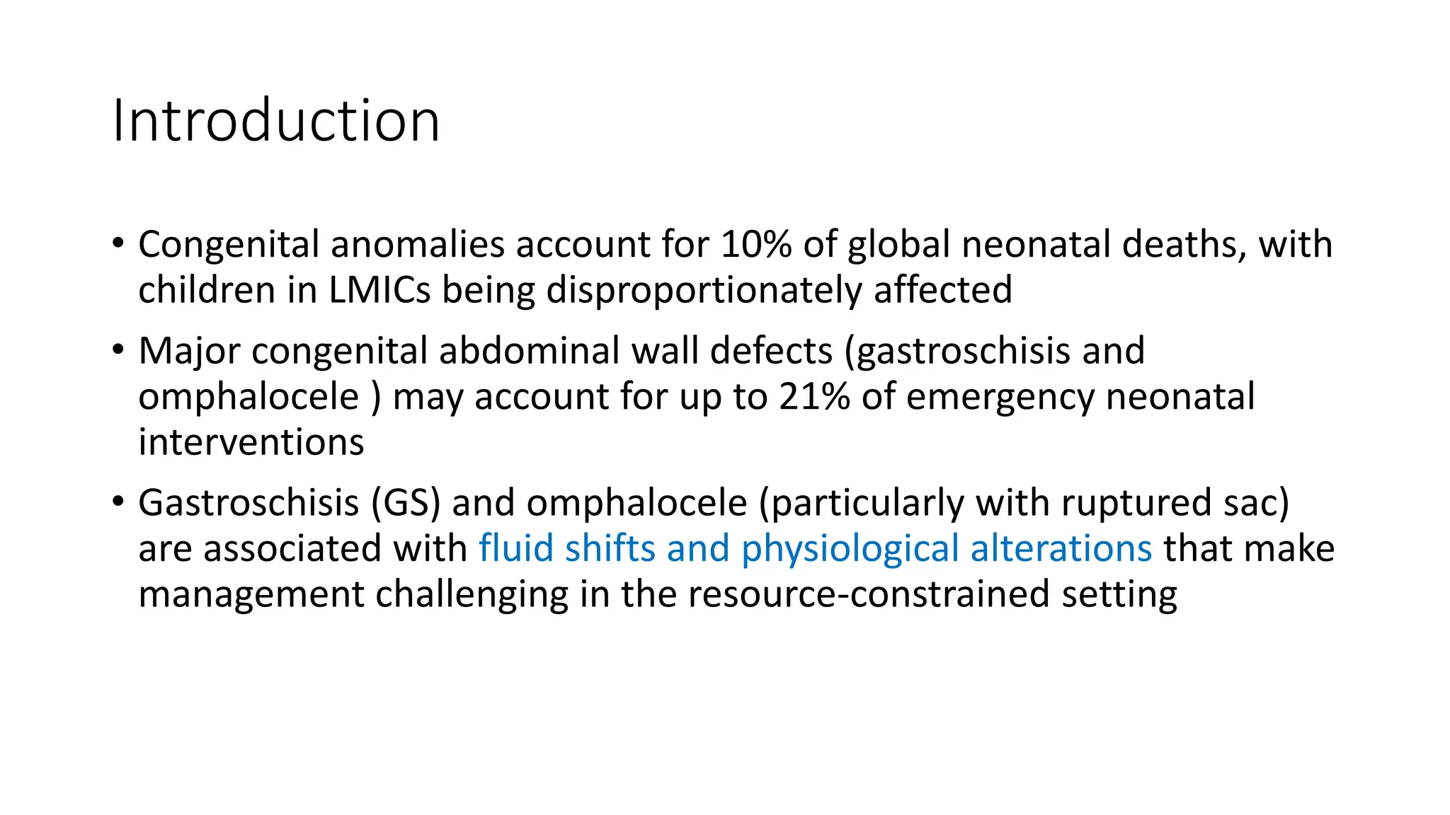 ABDOMINAL WALL DEFECTS in neonate and older childrenx | PPTX