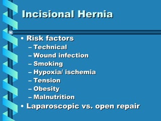 abdominal wall hernia.ppt presenataton for students | PPT