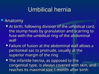 Umbilical Inverted ABDOMINAL WALL HERNIAS GENERAL OVERVIEW. | PPT