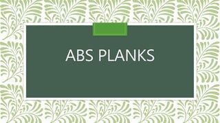 ABS PLANKS
 