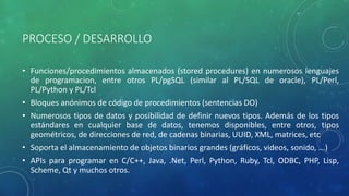 Administracion de base de datos postgresql | PPTX