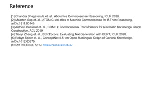 Abductive commonsense reasoning | PPT | Free Download