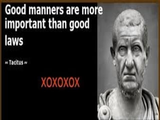 presentation on good manners