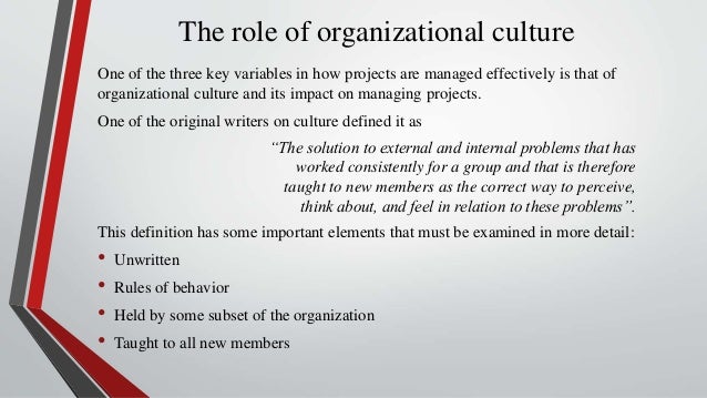 Organizational Culture And Its Functions