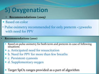 Nls Algorithm For Spo2 neonatal resuscitation | PPTX
