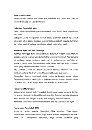 Kenali Rasulullah s.a.w. | PDF