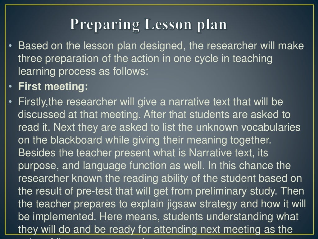 Jigsaw Strategy to Improve Reading Comprehension