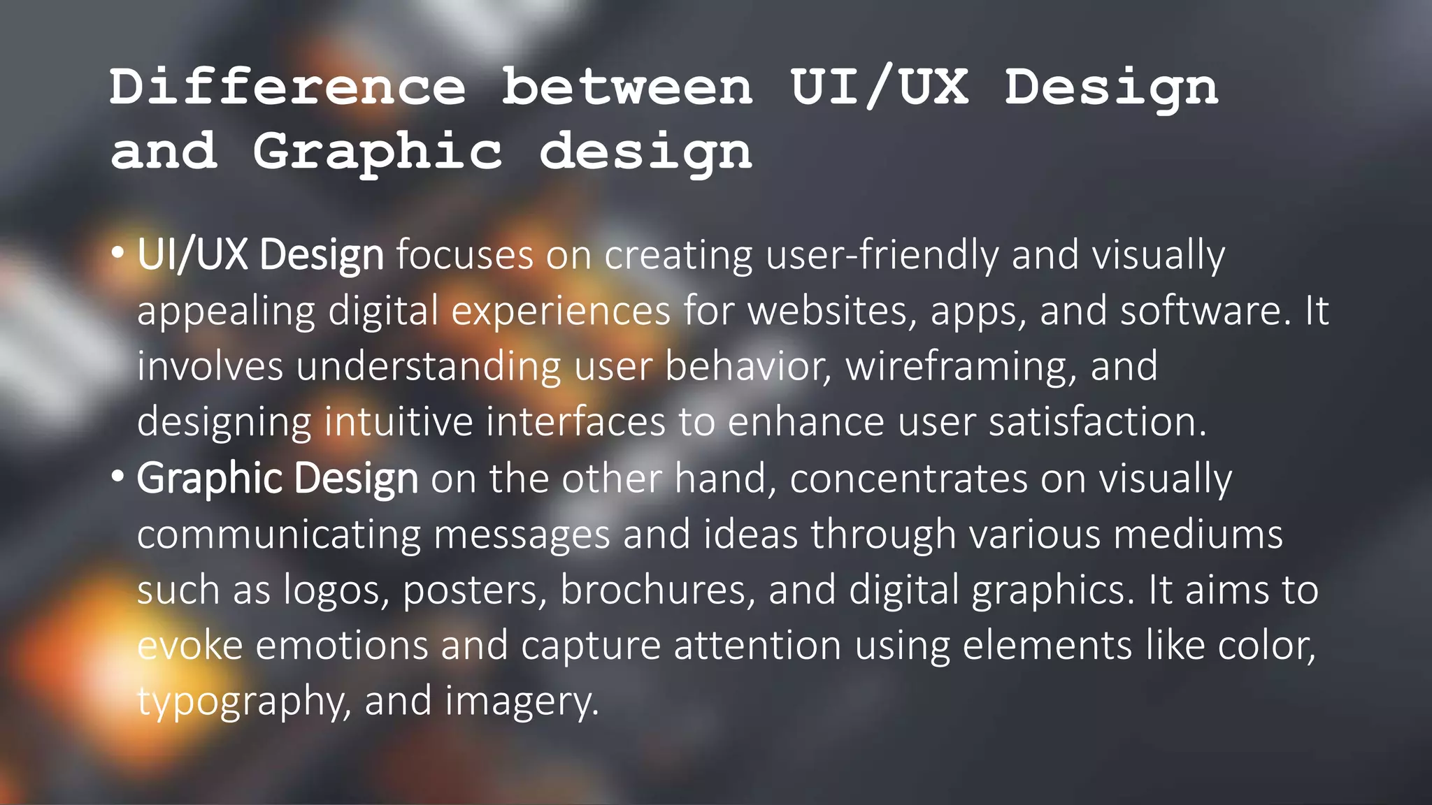 UI UX Design Presentation | PPTX