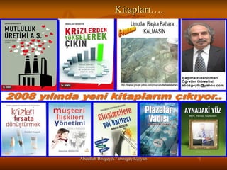 Kitapları…. 