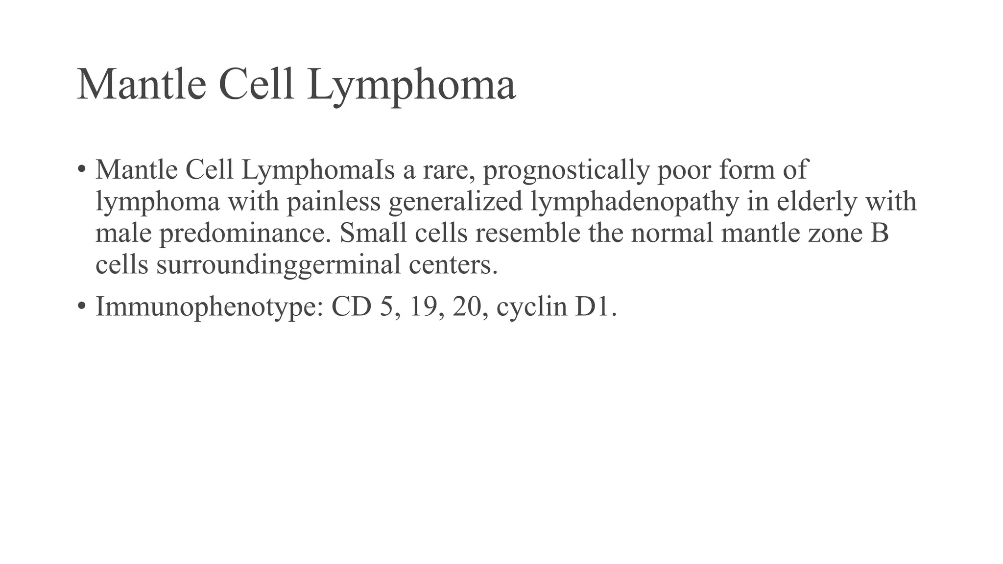 Lymphoma, Chronic lymphocytic lymphoma, small lymphocytic lymphoma | PPTX