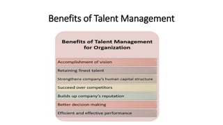 Benefits of Talent Management
 