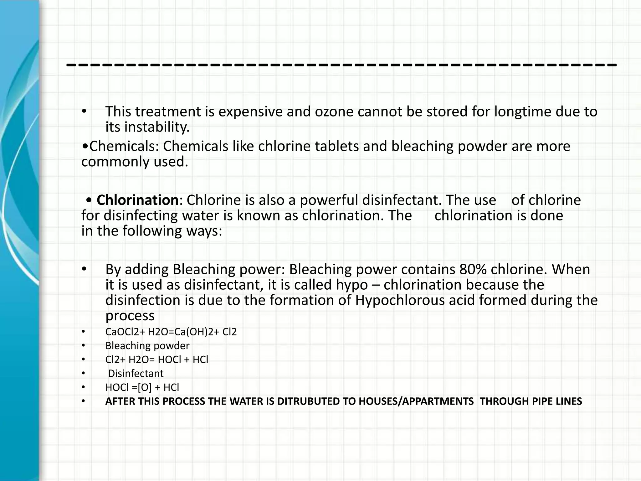 domestic water treatment | PPTX