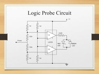 Digital Logic Design basic gate and Logic Probe | PPTX