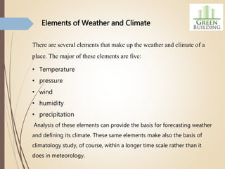Elements of weather and climate | PPT