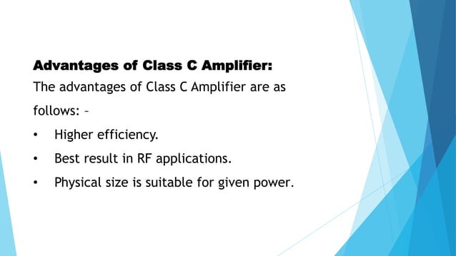Amplifier classes | PPTX