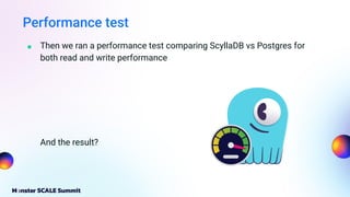 Migrating from Postgres to ScyllaDB for Handling a Billion Rows by ...